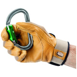 Am'D Pin-lock, asymmetrical aluminum carabiner - 10-pack