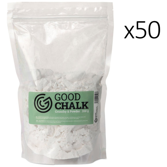 GoodChalk Crunchy & Powder (200g), chalk - box of 50