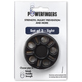 PowerFingers Set of 3 - Light, finger trainers