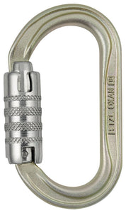 Oxan Triact-Lock - steel, oval carabiner